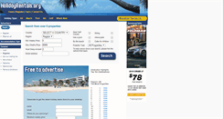 Desktop Screenshot of holidayrentals.org